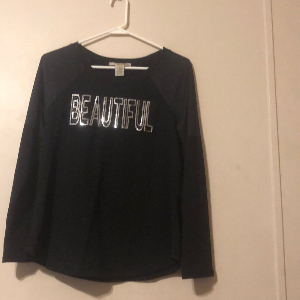 Long sleeve black shirt